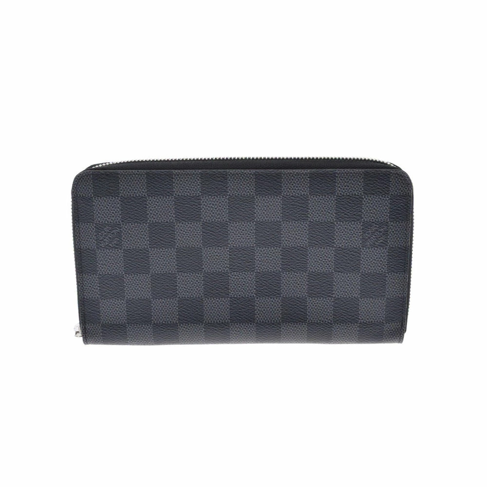 LOUIS VUITTON Damier Graphite Black Zippy Organizer NM Long Wallet